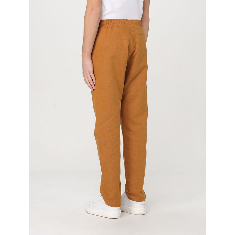 Colmar Brown Linen Casual Pants - Relaxed Fit & Comfortable