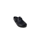 Birkenstock Black Artificial Leather Slippers - Confort et Élégance