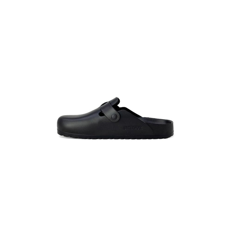 Birkenstock Black Artificial Leather Slippers - Confort et Élégance