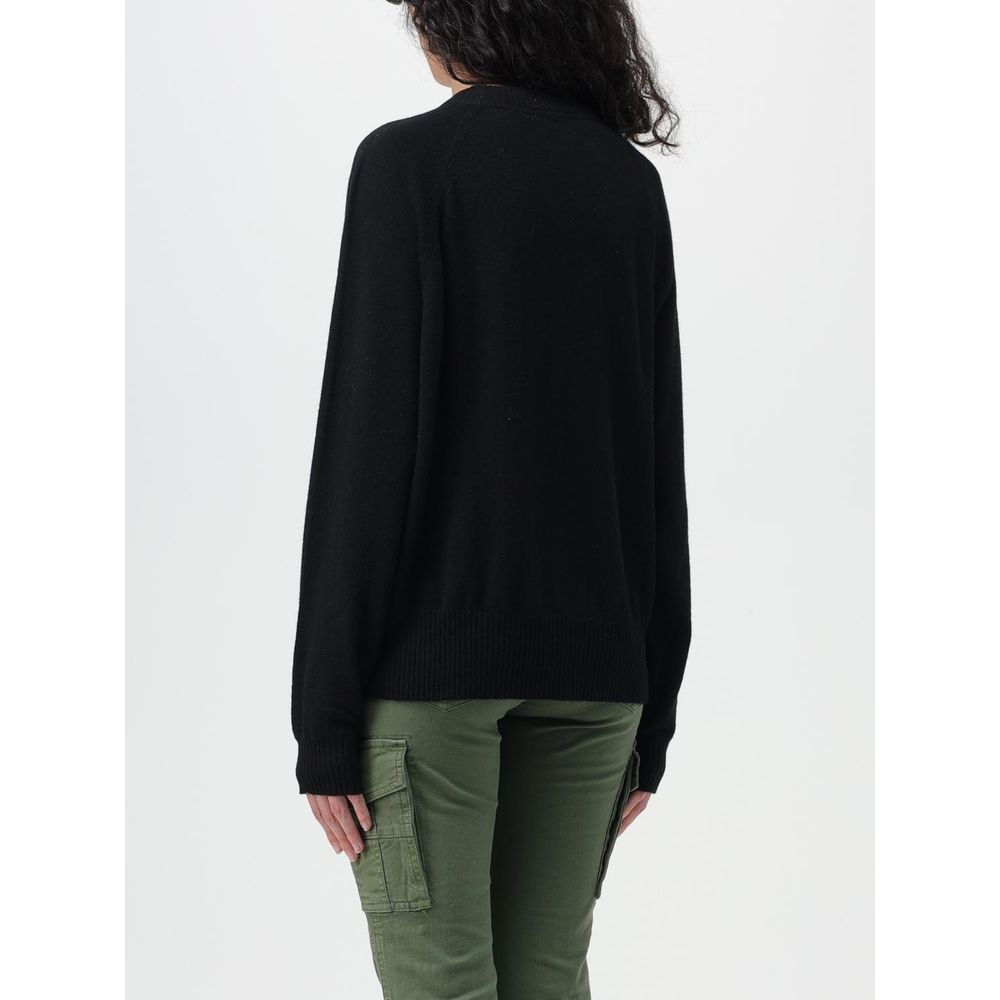 Sweat-shirt en cachemire noir Woolrich