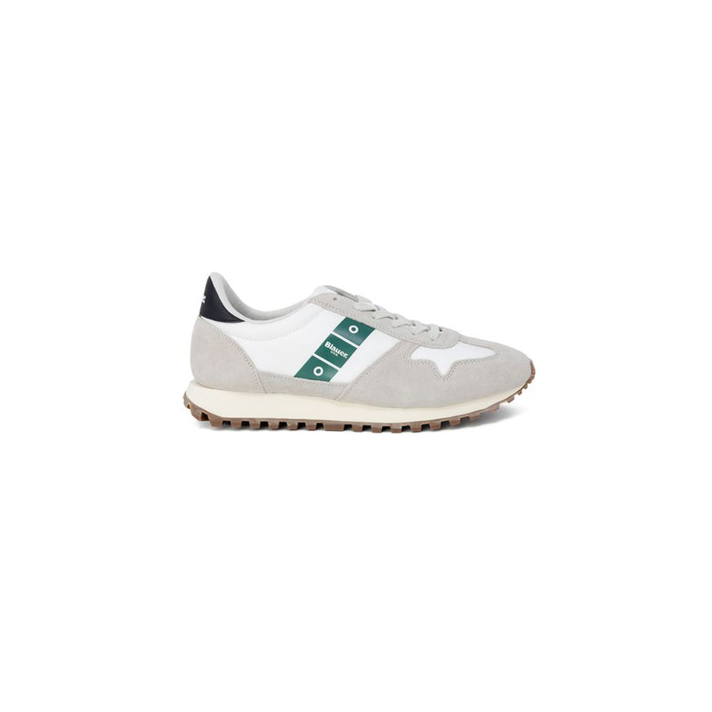 Blauer Gray Leather Athletic Sneakers for Men