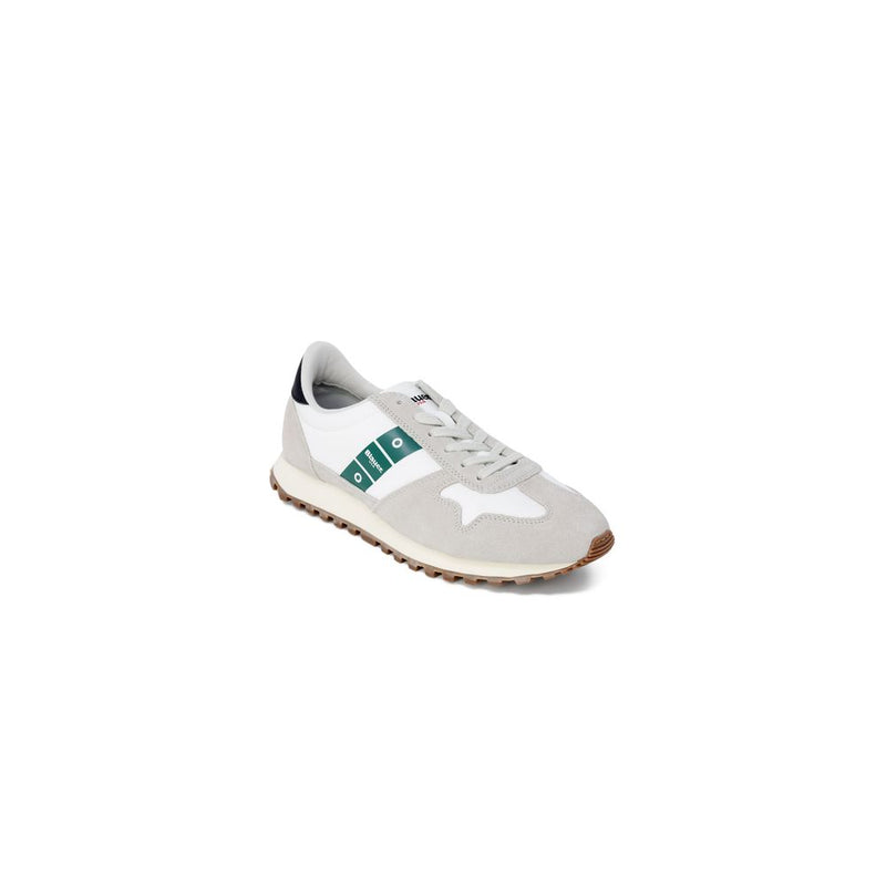 Blauer Gray Leather Athletic Sneakers for Men