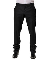 Robe moulante en laine noire Dolce &amp; Gabbana, pantalon habillé