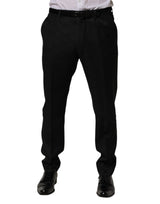 Robe moulante en laine noire Dolce &amp; Gabbana, pantalon habillé