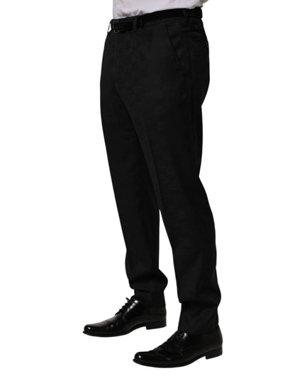 Robe moulante en laine noire Dolce &amp; Gabbana, pantalon habillé