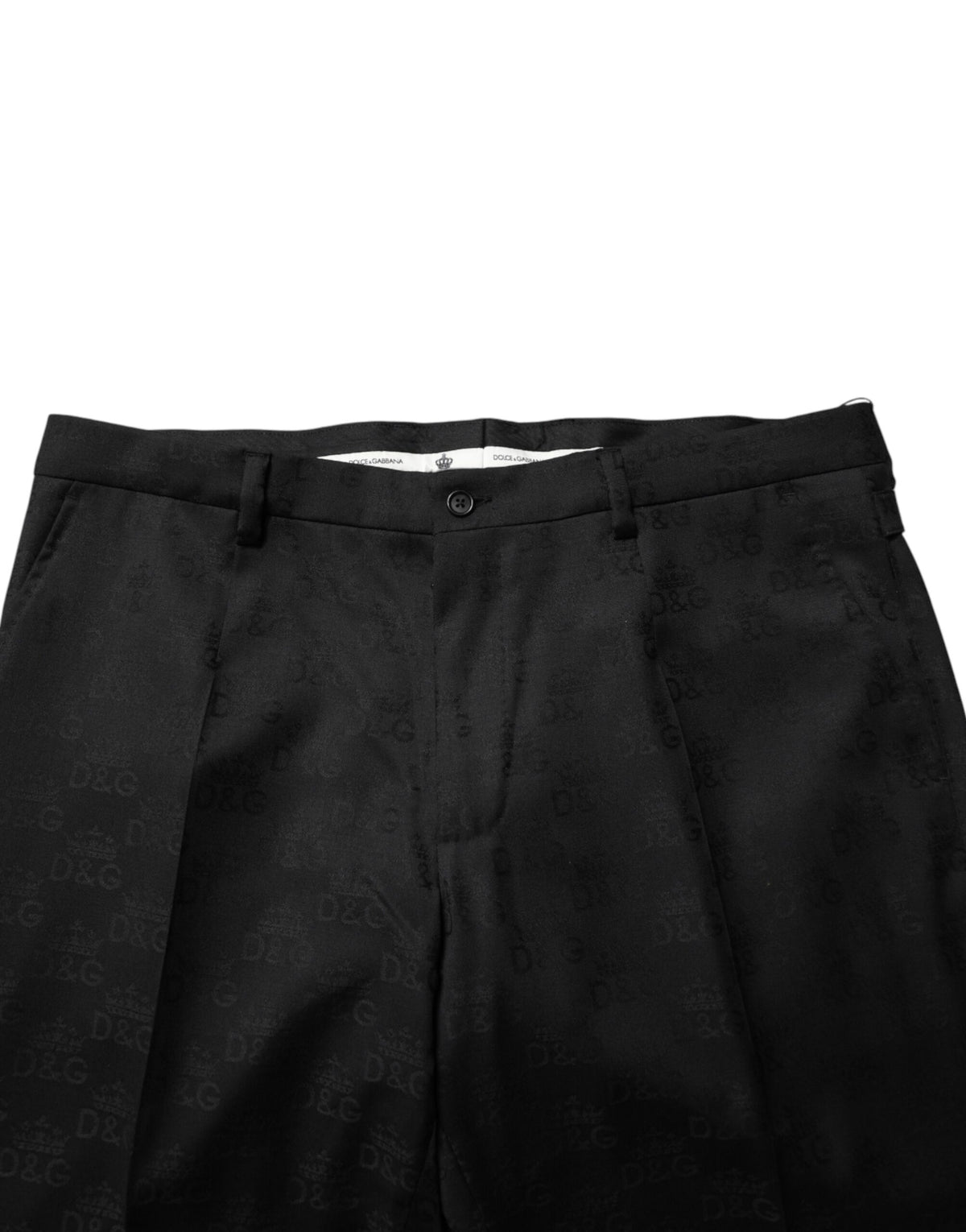 Robe moulante en laine noire Dolce &amp; Gabbana, pantalon habillé