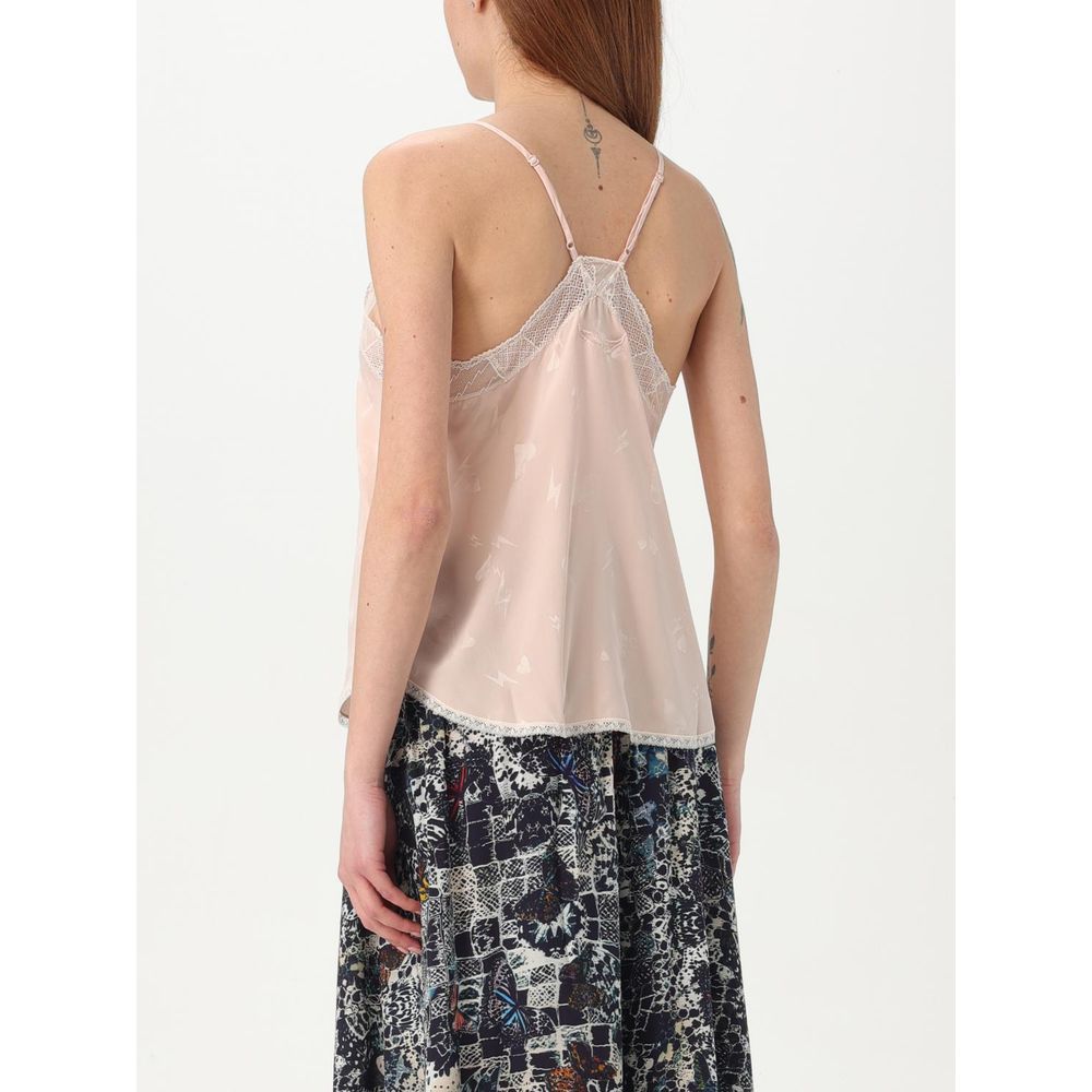 Zadig & Voltaire Top Satin Multicolore en Polyester