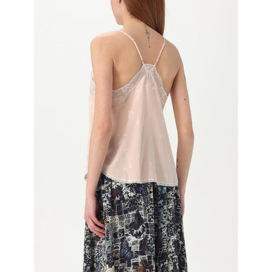 Zadig & Voltaire Top Satin Multicolore en Polyester