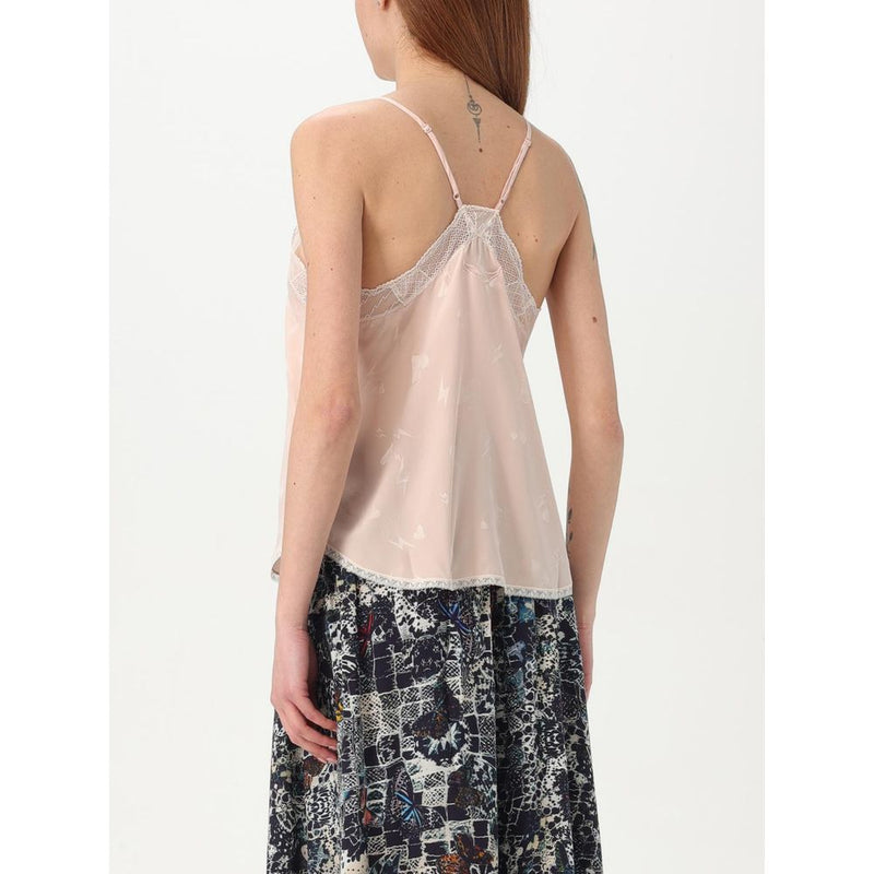 Zadig & Voltaire Top Satin Multicolore en Polyester