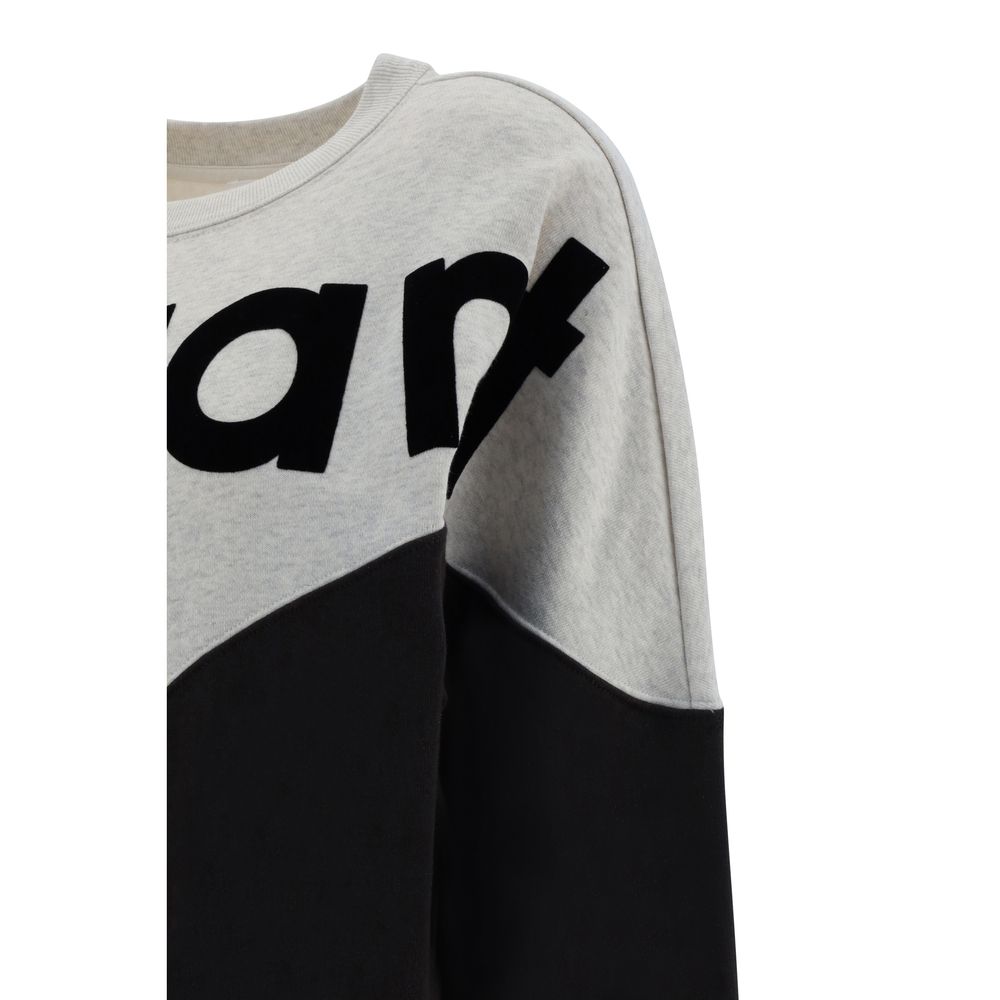 Isabel Marant Étoile Sweatshirt en Coton Gris - Élégance et Confort