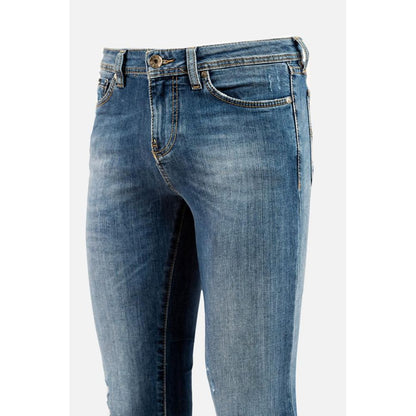 Jean slim en coton bleu Gas