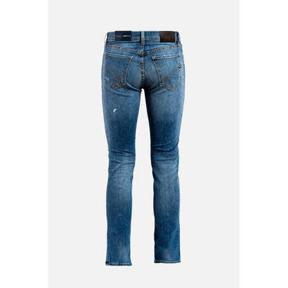 Jean slim en coton bleu Gas
