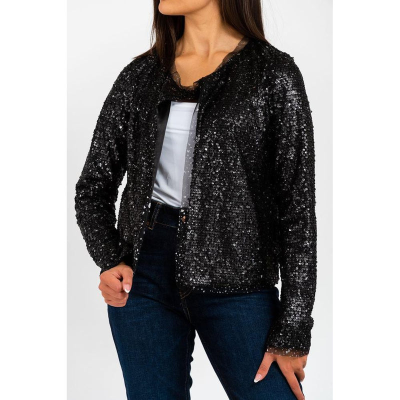 Gas Black Polyamide Blazer - Élément Essentiel de Garde-Robe Moderne