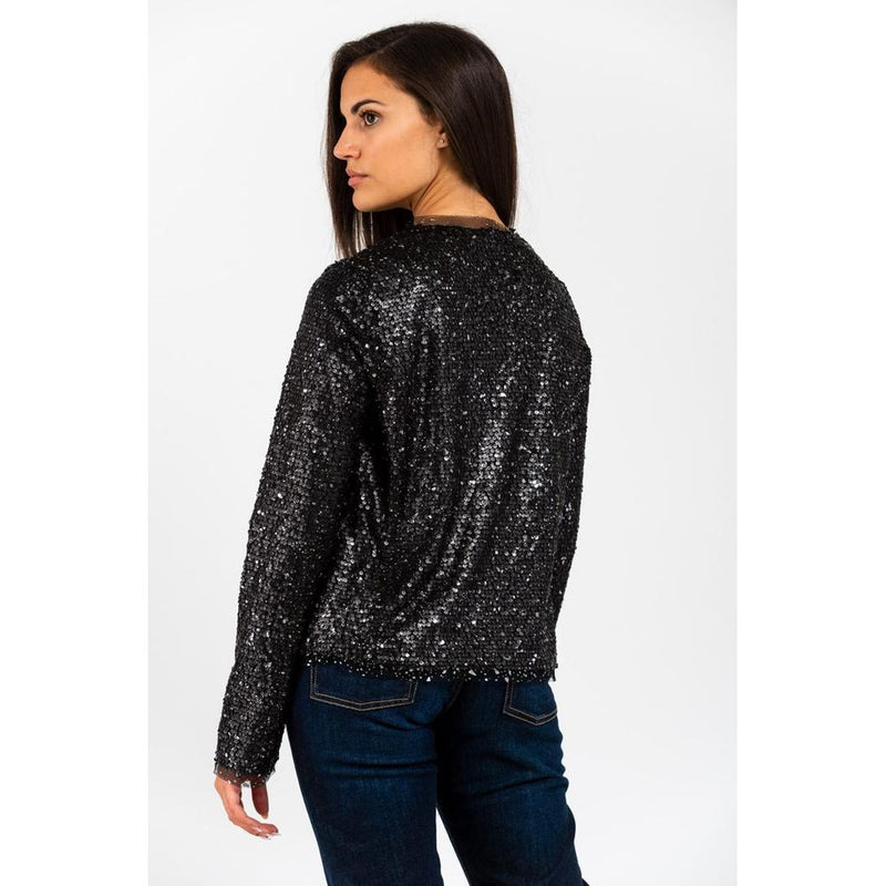 Gas Black Polyamide Blazer - Élément Essentiel de Garde-Robe Moderne