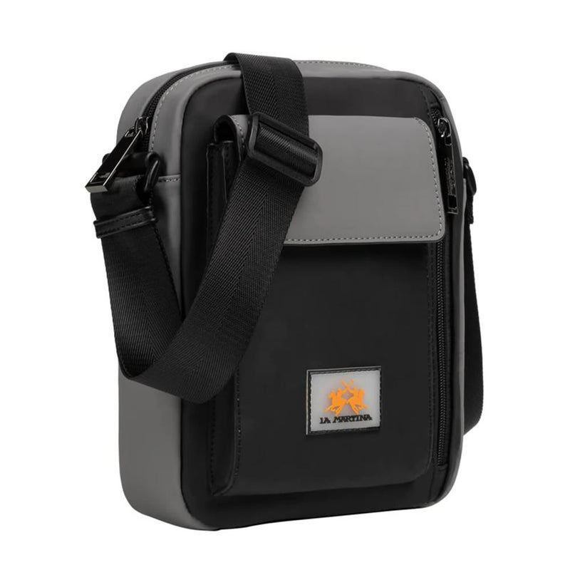 La Martina Zwarte Polyetheen Crossbodytas