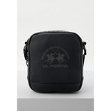 La Martina Black Polyurethane Crossbody Bag