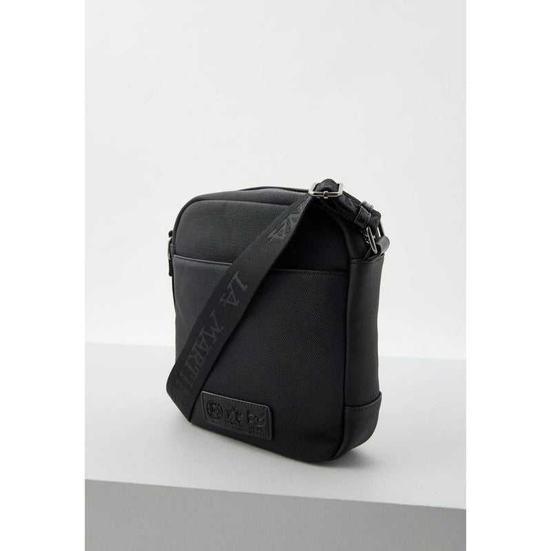La Martina Zwarte Polyetheen Crossbodytas