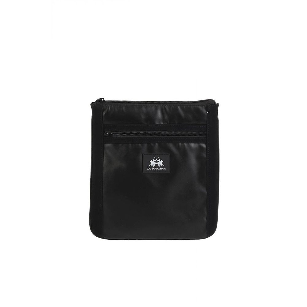 La Martina Zwarte Polyetheen Crossbodytas
