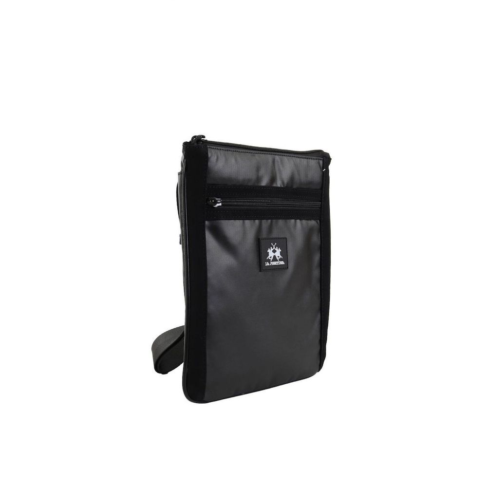 La Martina Zwarte Polyetheen Crossbodytas