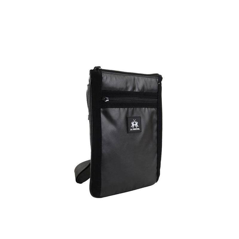 La Martina Zwarte Polyetheen Crossbodytas