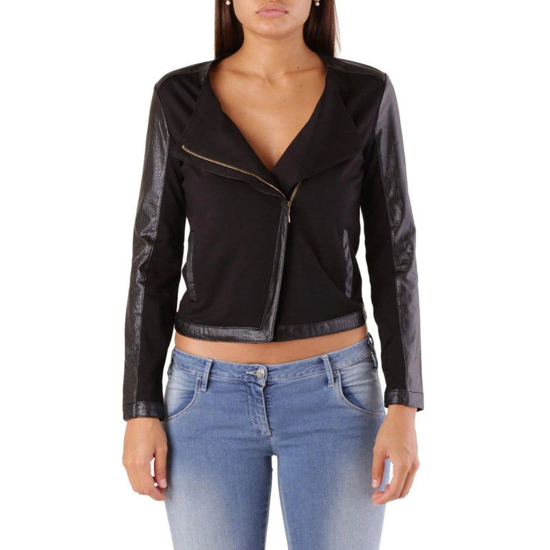 Met Black Viscose Blazer for Women - Stylish & Versatile