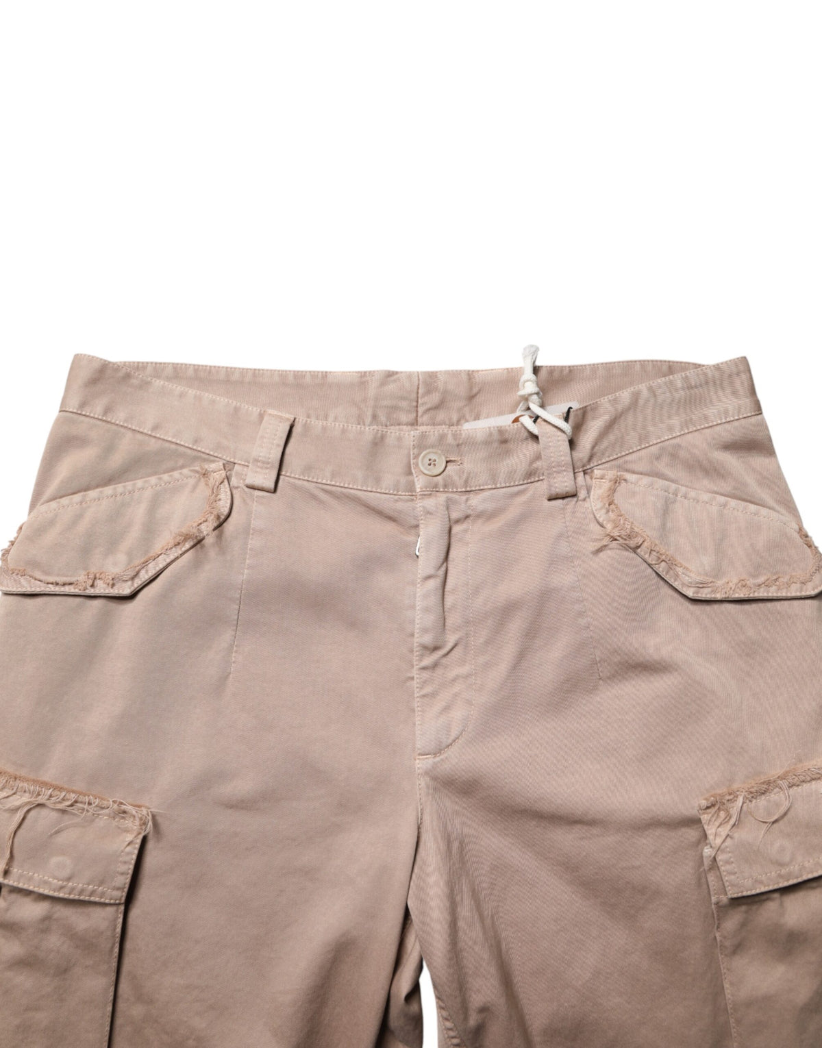Pantalon cargo chino droit beige Dolce &amp; Gabbana pour homme