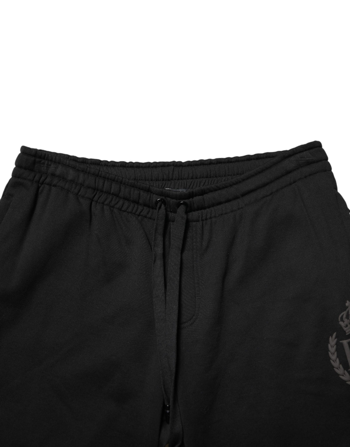 Pantalon de jogging skinny Dolce & Gabbana en coton noir avec logo