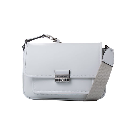 Michael Kors Bradshaw White Leather Shoulder Bag