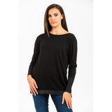 Gas Black Cashmere Sweater for Women - Luxurious Comfort