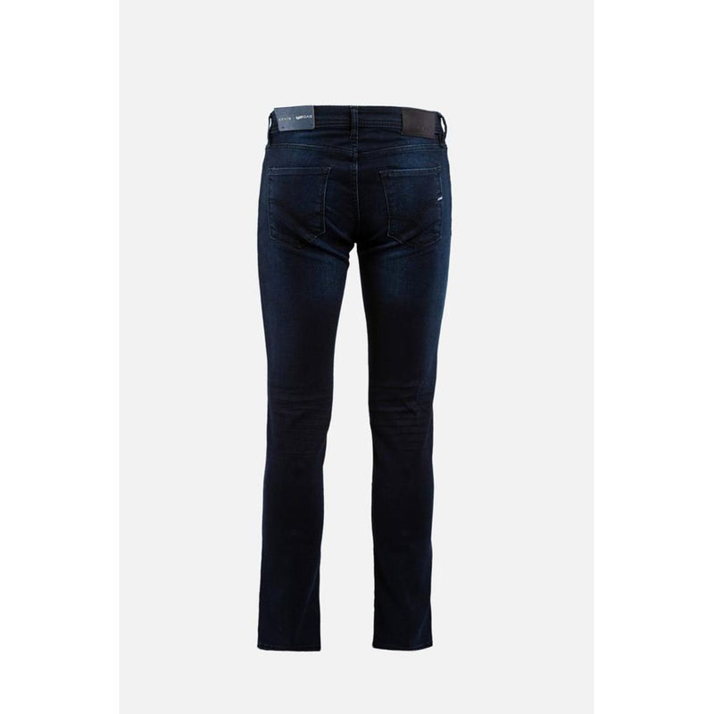 Jeans Slim Fit en Coton Bleu Gas