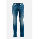 Gas Blue Cotton Jeans Denim - Style Meets Comfort