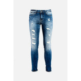 Gas Blue Cotton Jeans Denim - Sleek Fit & Supreme Comfort