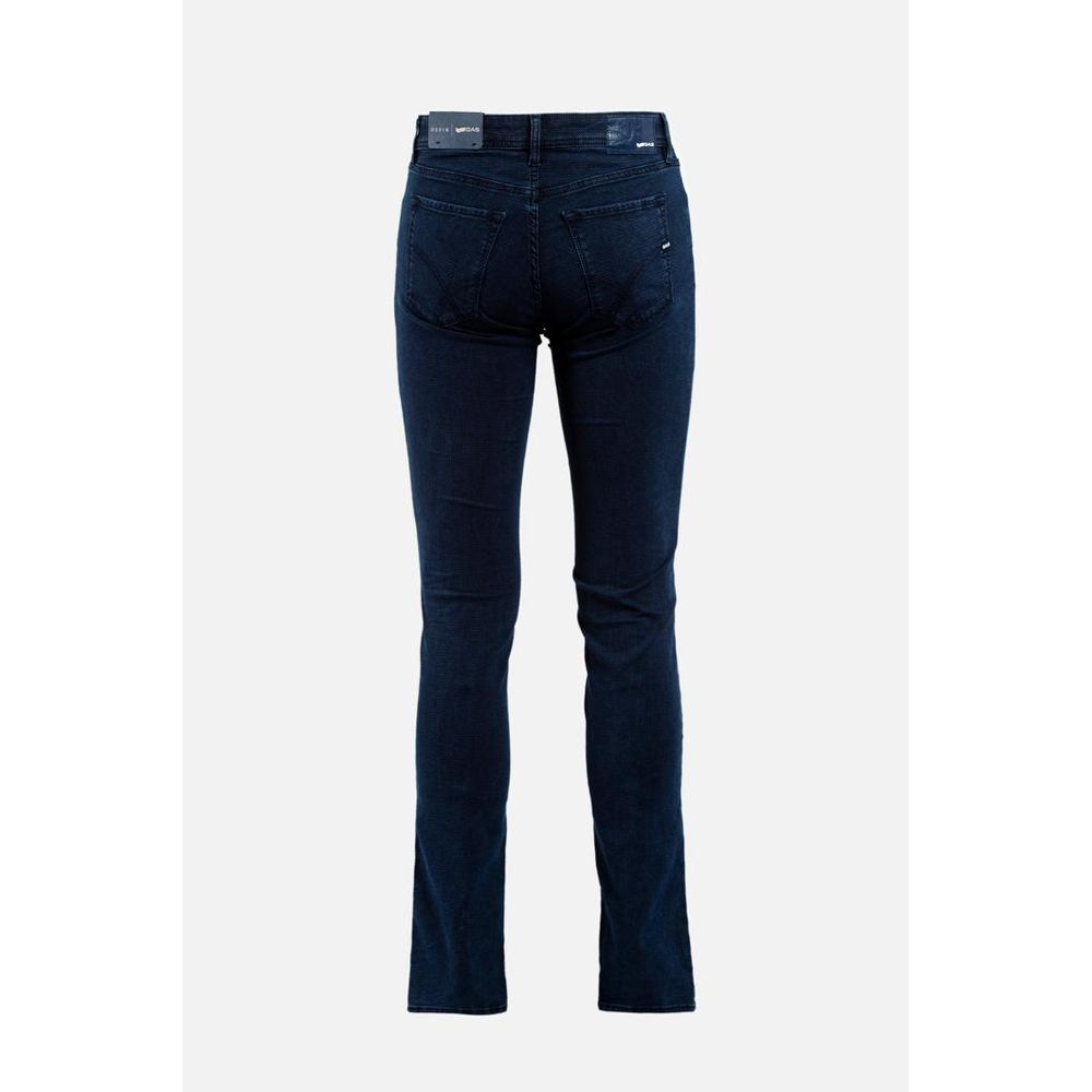 Gas Blue Cotton Jeans Denim - Comfortable & Stylish