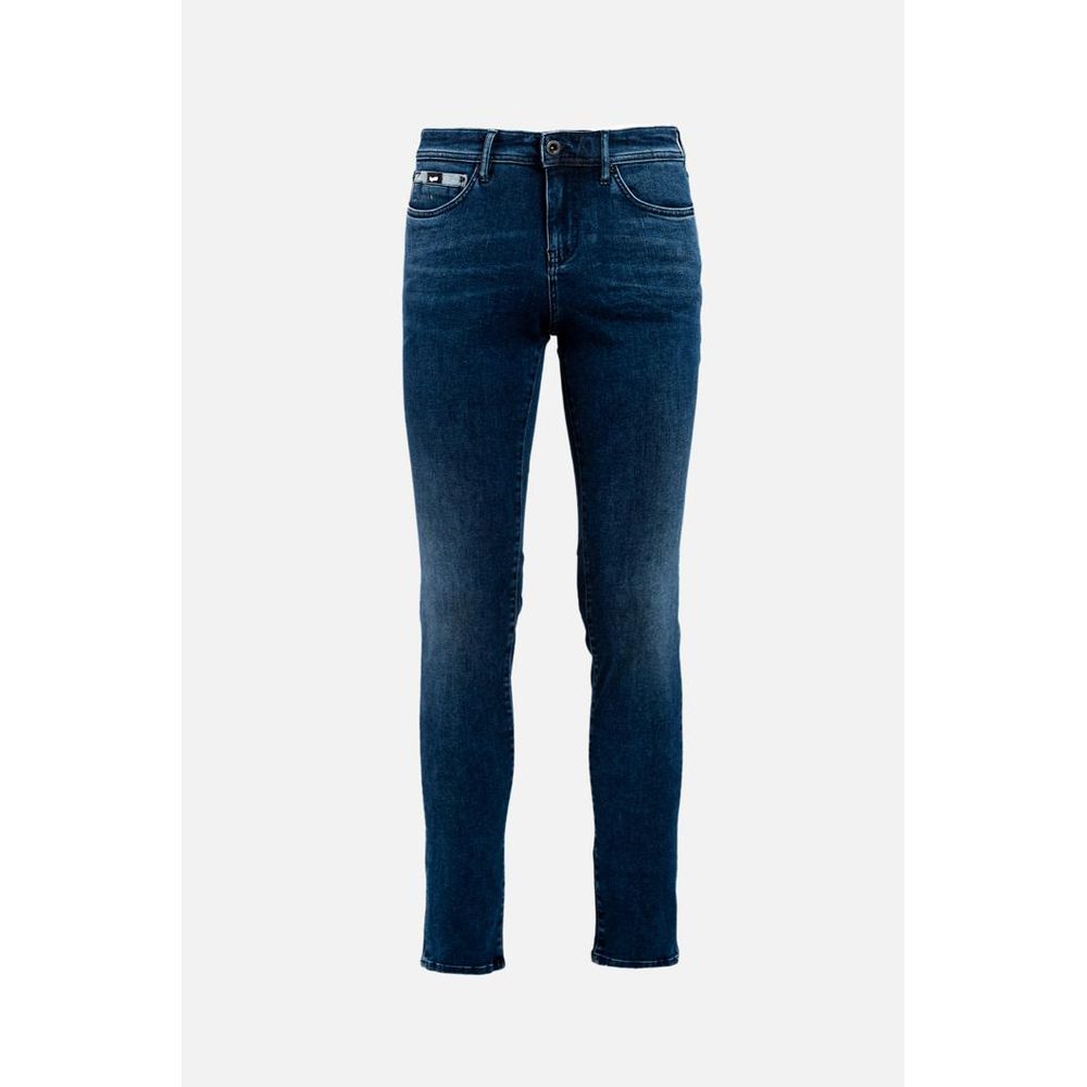 Gas Blue Cotton Jeans Denim - W28