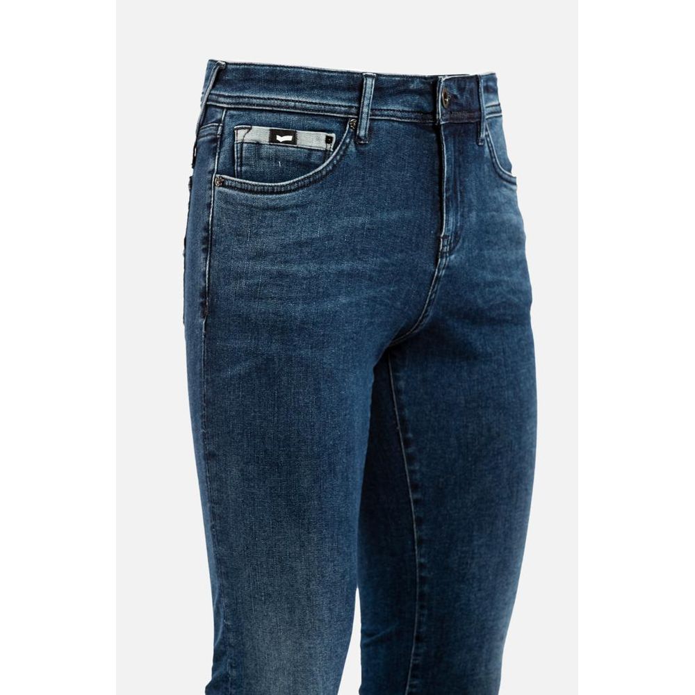 Gas Blue Cotton Jeans Denim - W28