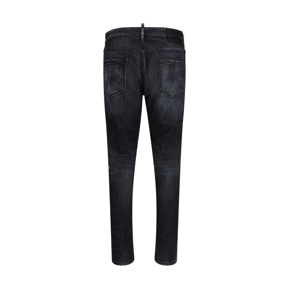 Dsquared² Black Cotton Jeans Denim - Slim Fit