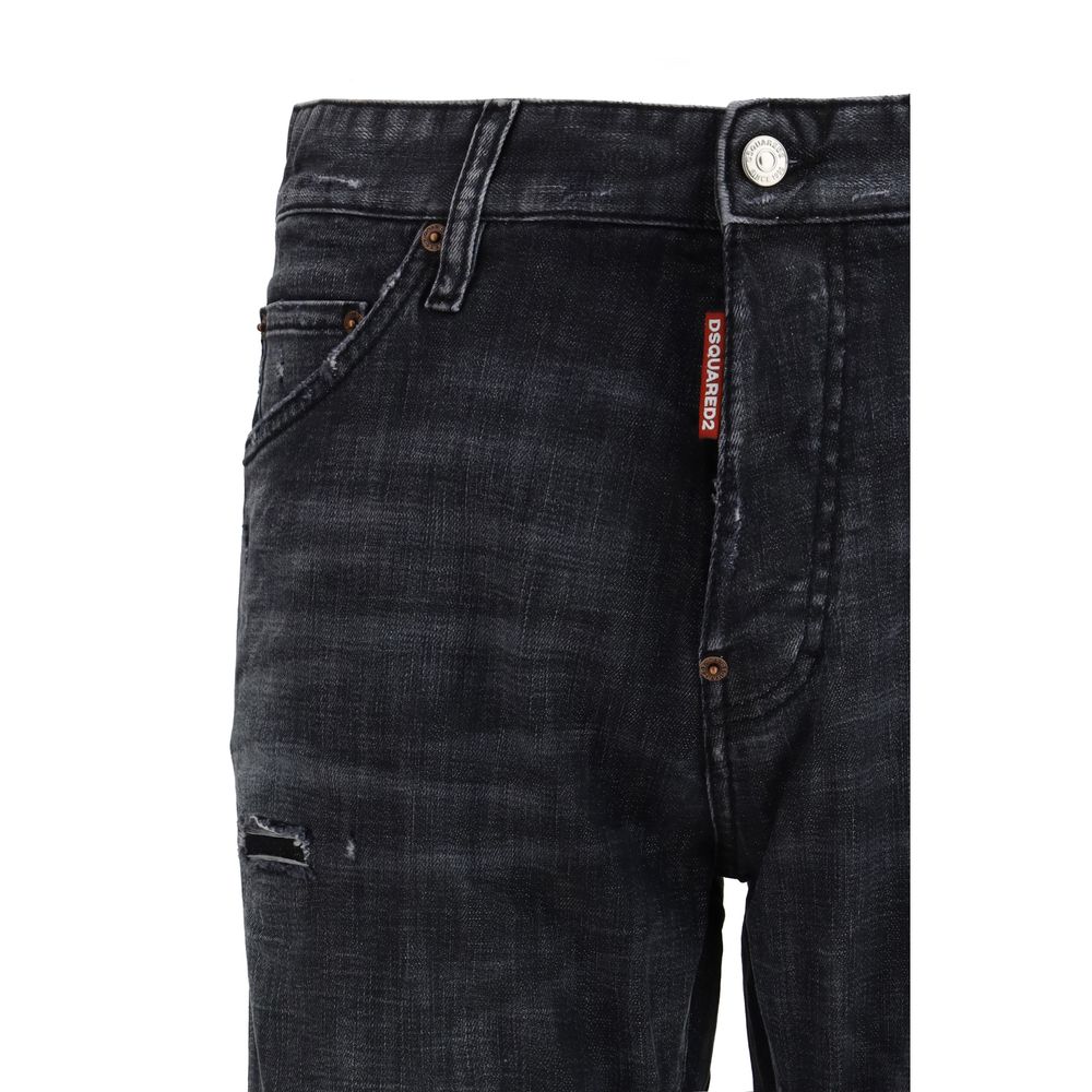 Dsquared² Black Cotton Jeans Denim - Slim Fit
