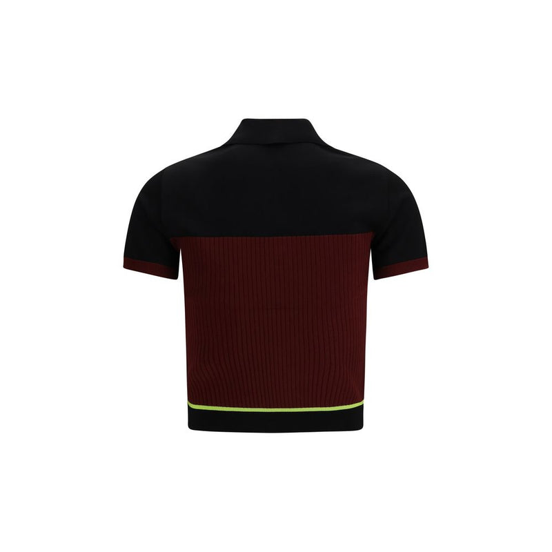 Casablanca Multicolor Viscose Polo Shirt - Slim Fit SS26