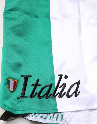 Shorts Bermuda en polyester multicolore "Italia" de Dolce &amp; Gabbana
