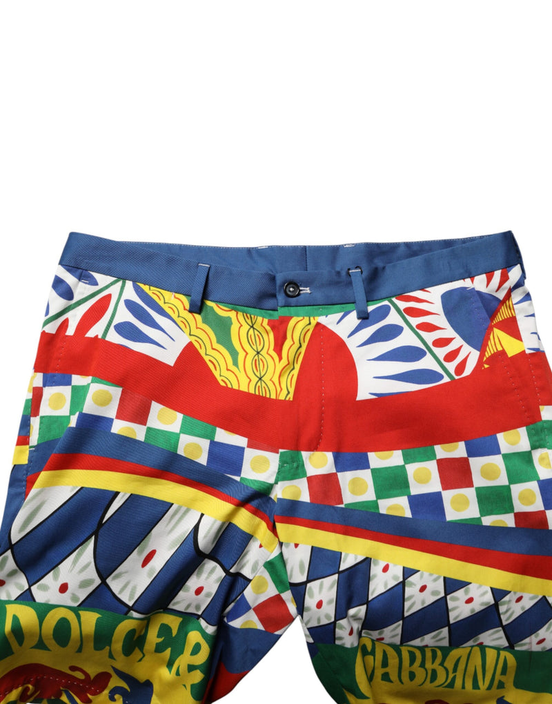 Short de bain bermuda pour homme Dolce &amp; Gabbana multicolore à imprimé Carretto