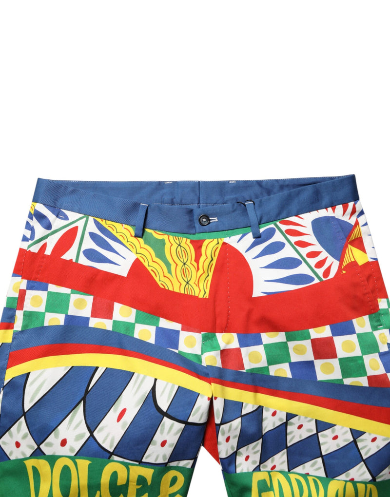 Short de bain bermuda pour homme Dolce &amp; Gabbana multicolore à imprimé Carretto