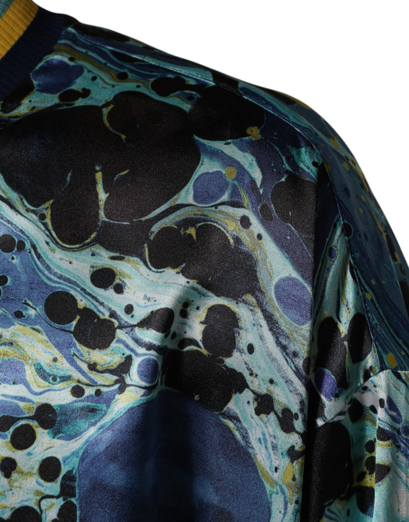 Pull Dolce &amp; Gabbana à imprimé marbre multicolore