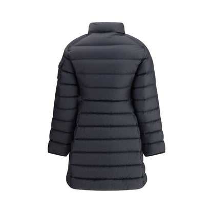 Manteau Moncler noir en polyester
