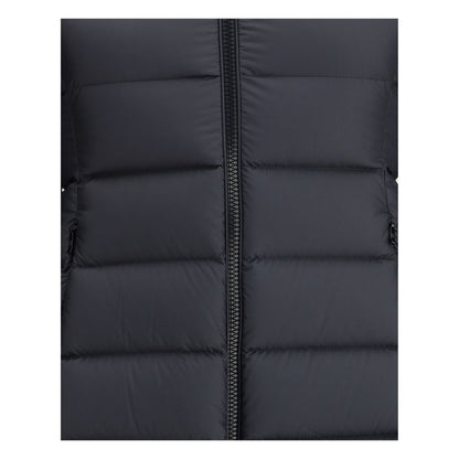 Manteau Moncler noir en polyester