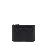 Comme Des Garçons Portefeuille Bos Taurus en cuir de veau noir