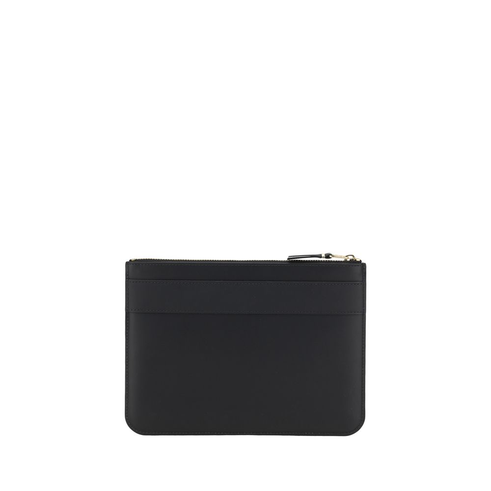 Comme Des Garçons Portefeuille Bos Taurus en cuir de veau noir