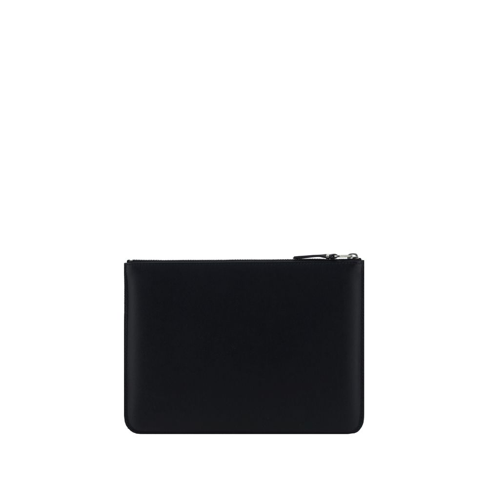 Comme Des Garçons Portefeuille Bos Taurus en cuir de veau noir