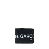 Comme Des Garçons Portefeuille Bos Taurus en cuir de veau noir