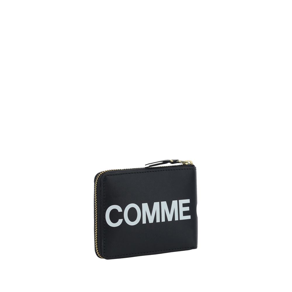 Comme Des Garçons Portefeuille Bos Taurus en cuir de veau noir