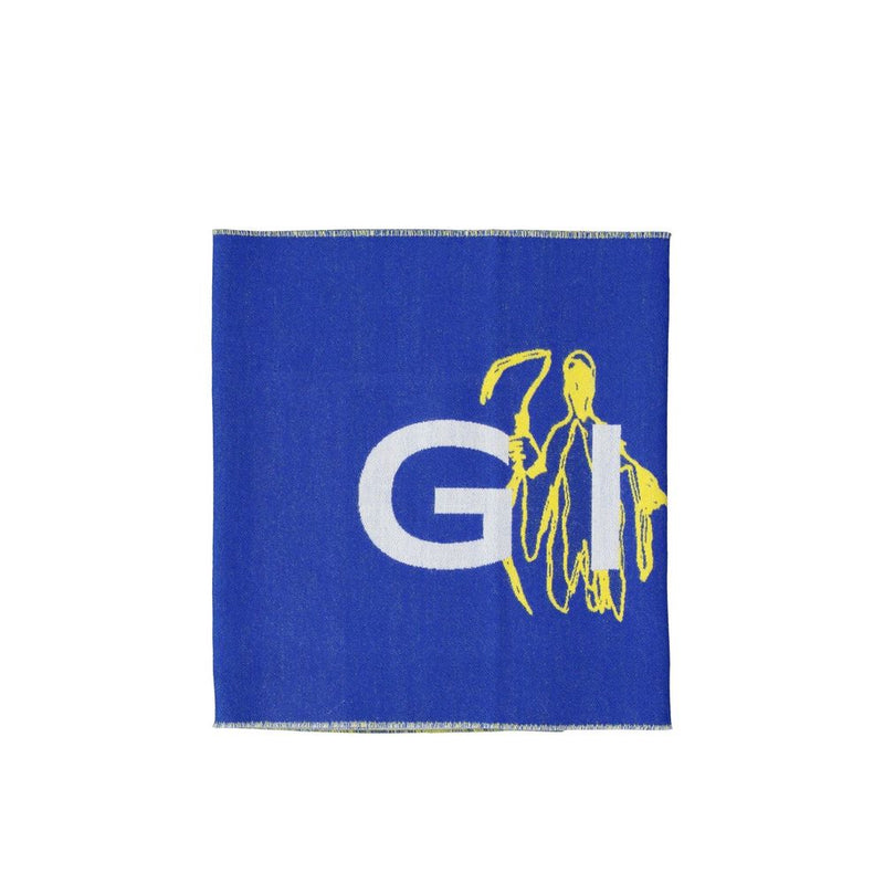Écharpe en Soie Bleue Givenchy